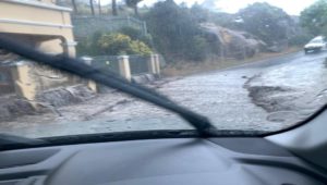 Several roads flood in Cape Town as the rain pours
