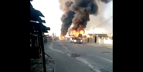 Golden Arrow buses burn in Khayelitsha protest
