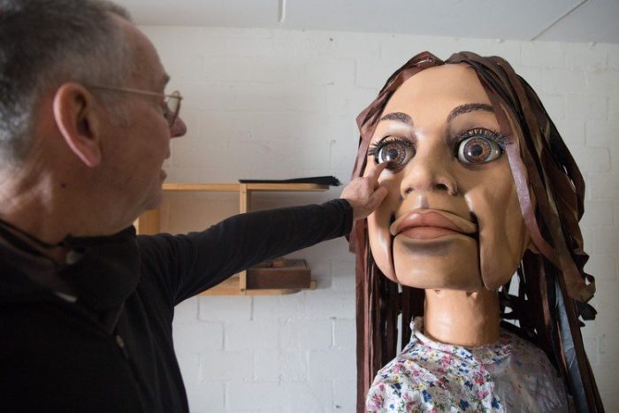 Giant puppet’s 8,000 km journey started in Muizenberg