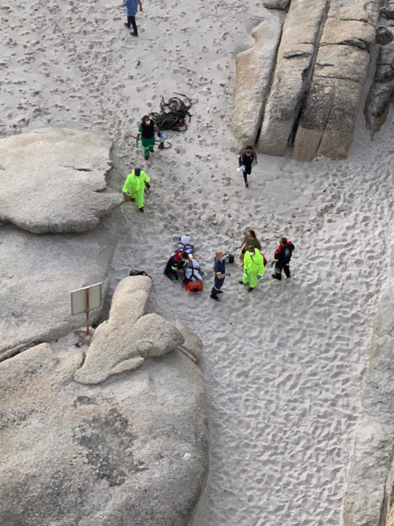 VIDEO: Paraglider crashes on Clifton 1st Beach