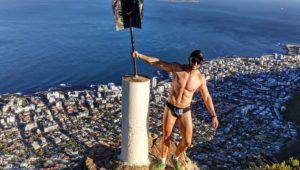 Capetonian summits Lion's Head in Speedo to raise funds for cancer