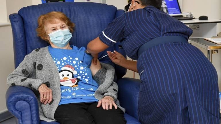 90-year-old is first person in UK to receive COVID-19 vaccine