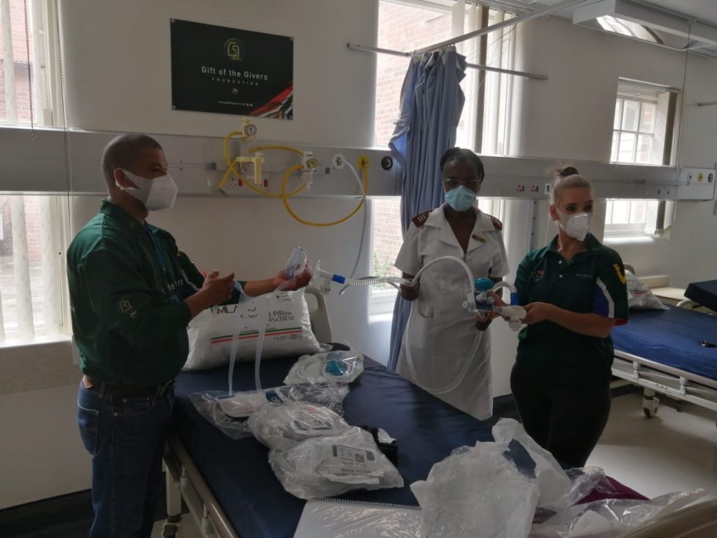 Gift of the Givers to deliver 250 CPAP ventilators to hospitals in the Garden Route