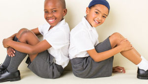 Use your spare change to help a child receive their school uniform