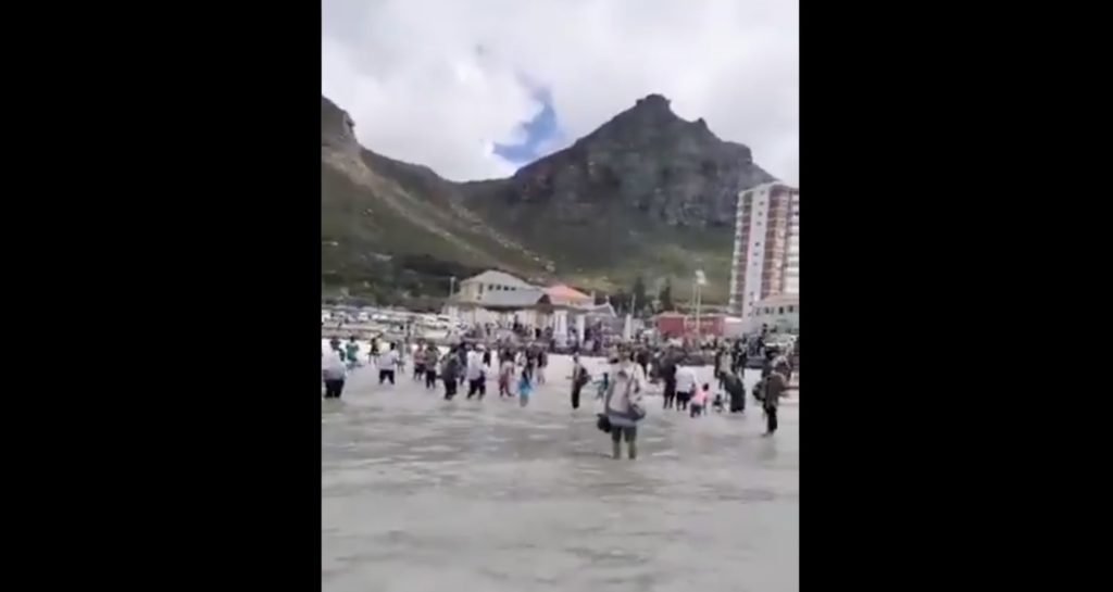 People gather on Cape beaches to protest against lockdown