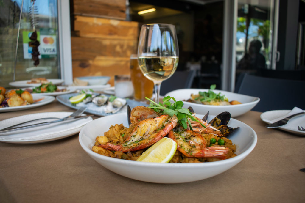 Gambas Bistro: Inspired by the seafood traditions of Spain and the Med
