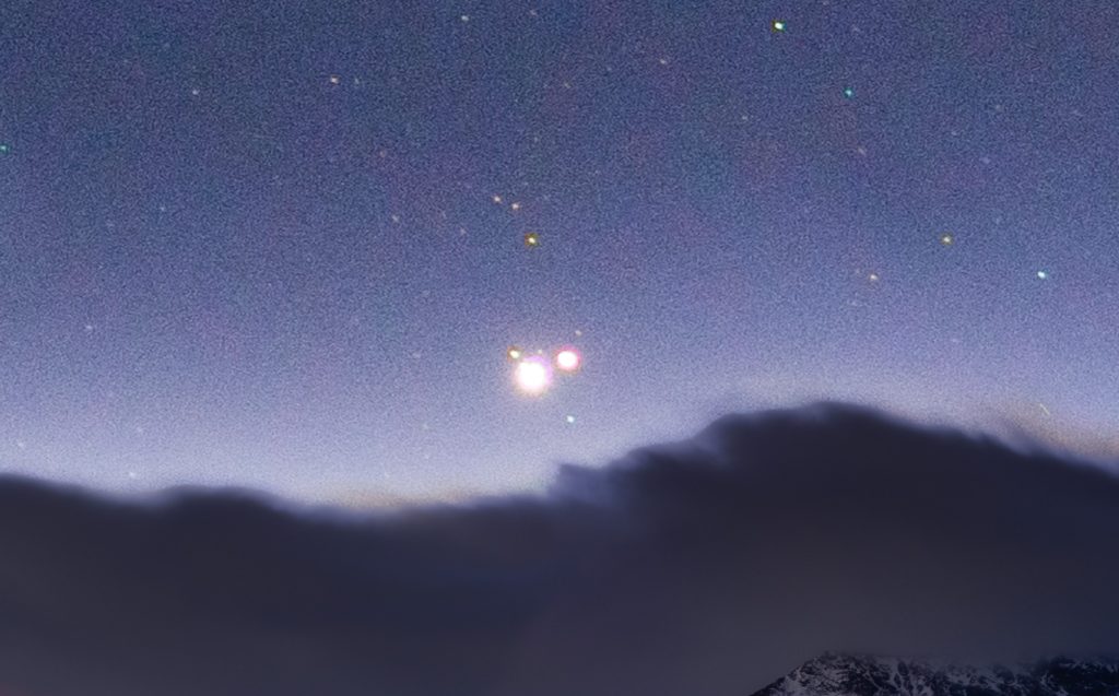 Venus and Jupiter to closely align in February
