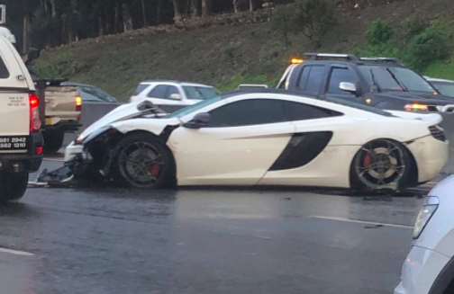 WATCH: McLaren super car involved in a crash on the N1