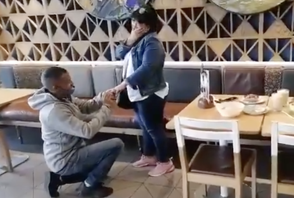 WATCH: Couple gets engaged at Nando's, V&A Waterfront