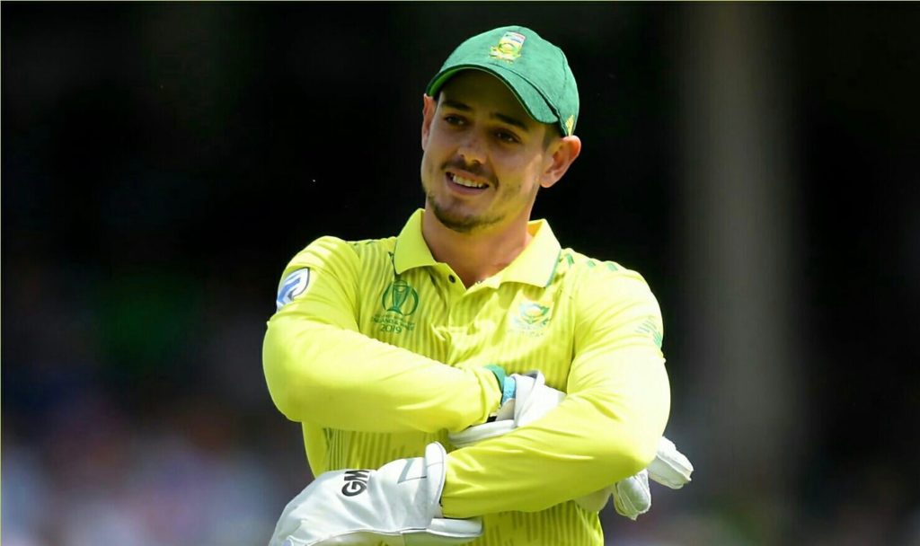 Quinton de Kock breaks his silence following decision not to 'take the knee'