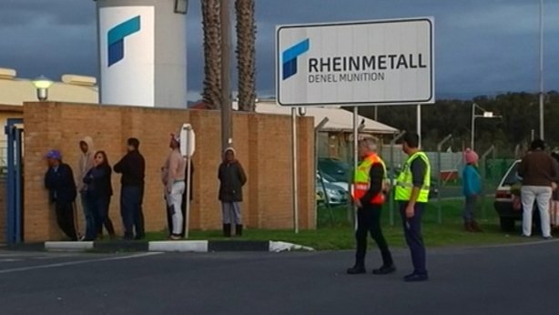 Rheinmetall says the explosion at the Macassar factory was only a fire