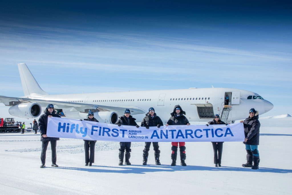 WATCH: Airbus A340 departed from Cape Town and successfully landed in Antarctica