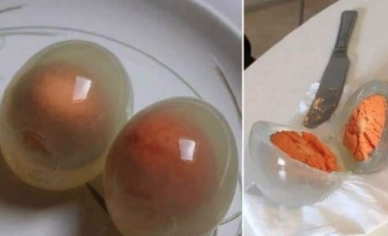 Penguin egg whites may turn clear when boiled, but this is not a breakfast idea