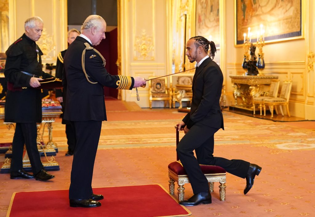 Sir Lewis Hamilton receives knighthood after F1 title heartbreak