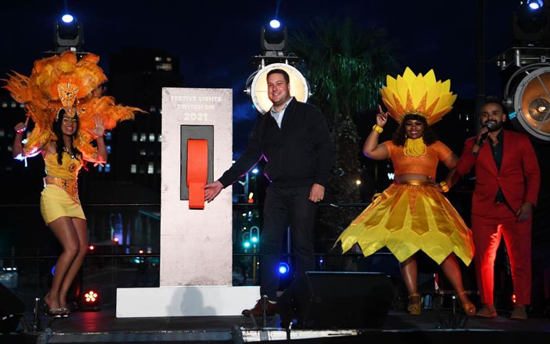 No real celebration at the switching on of Cape Town’s festive lights