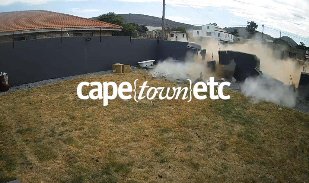 WATCH: Alleged drunk driver ploughs through homeowner's wall in Malmesbury