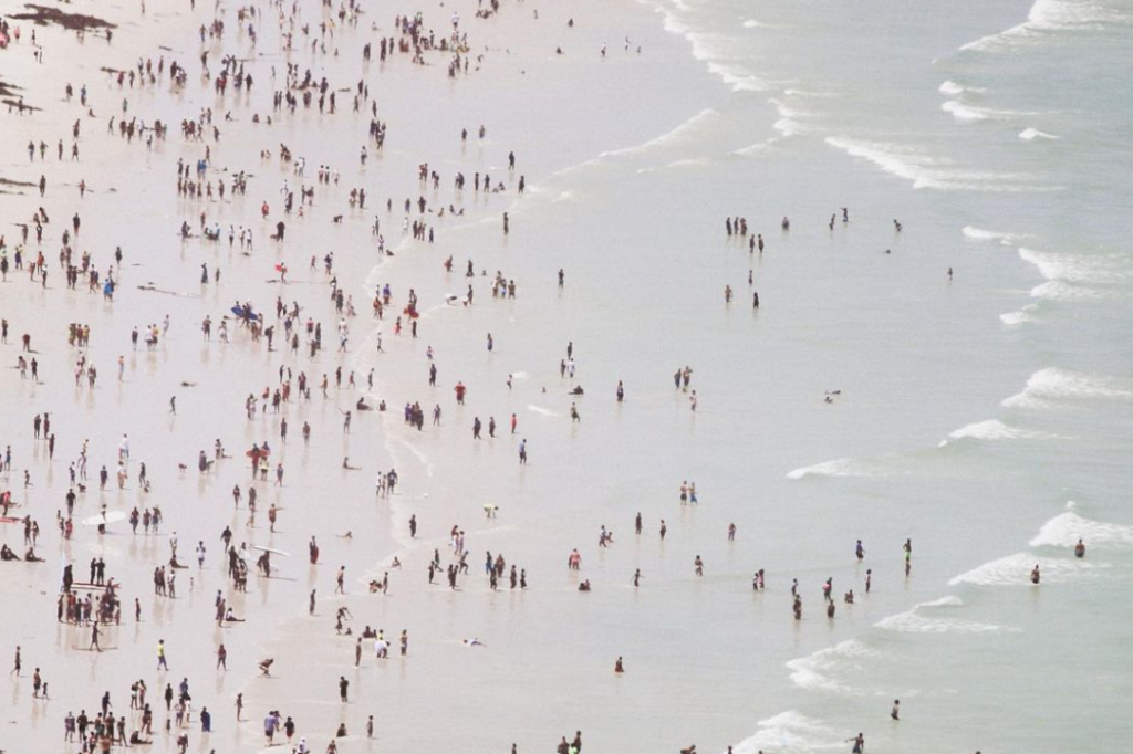 Look! Cape Town's beaches have been as packed as an overweight suitcase