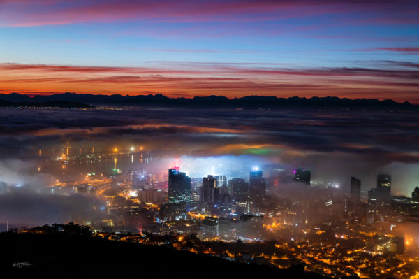 Look! Cape Town dressed in fog