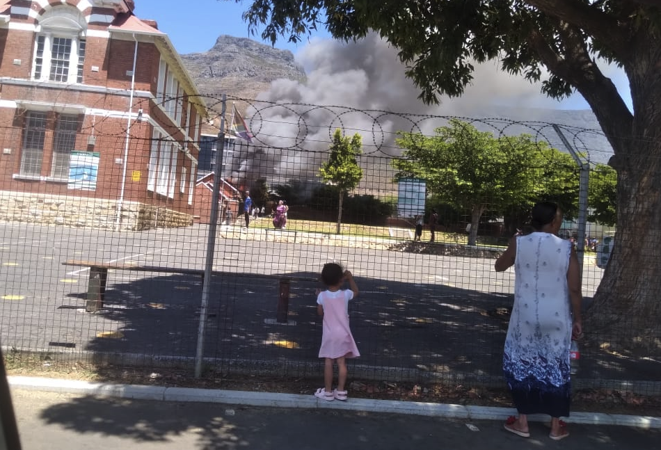 WATCH: Chapel Street primary school up in flames