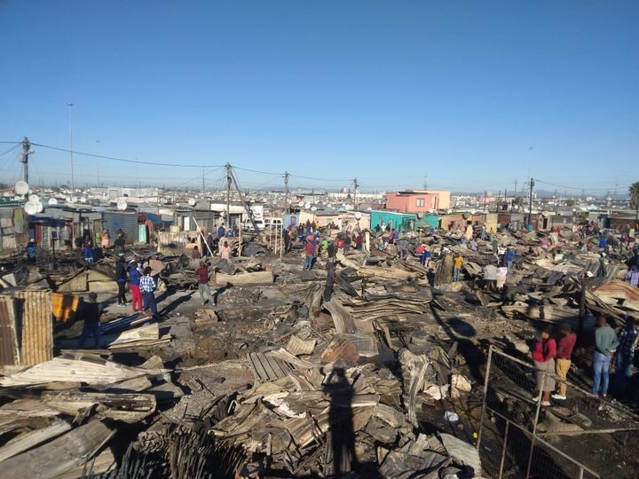 Fire robs 200 families of their homes in Strand