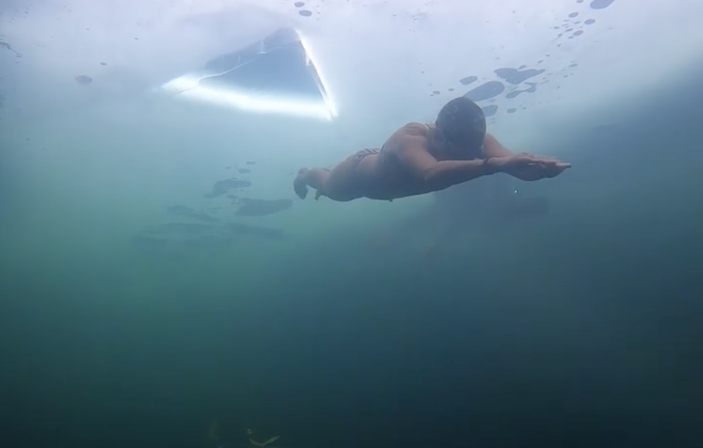 WATCH: Cape Town freediver sets a new world record beneath the ice