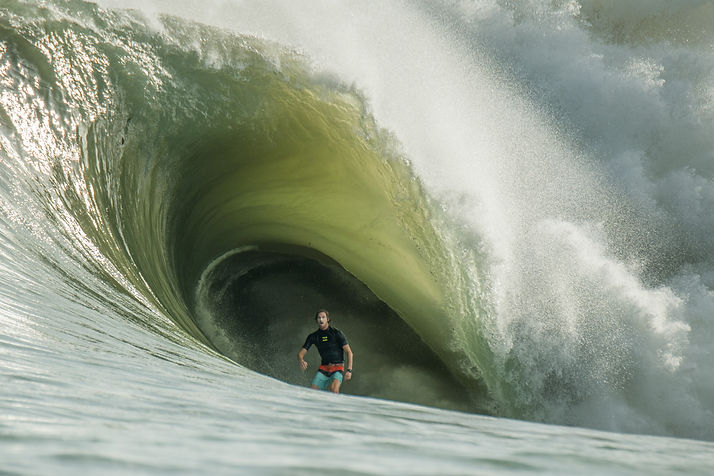 Take a peek into the life of big wave surfer Matt Bromley at Cafe Roux