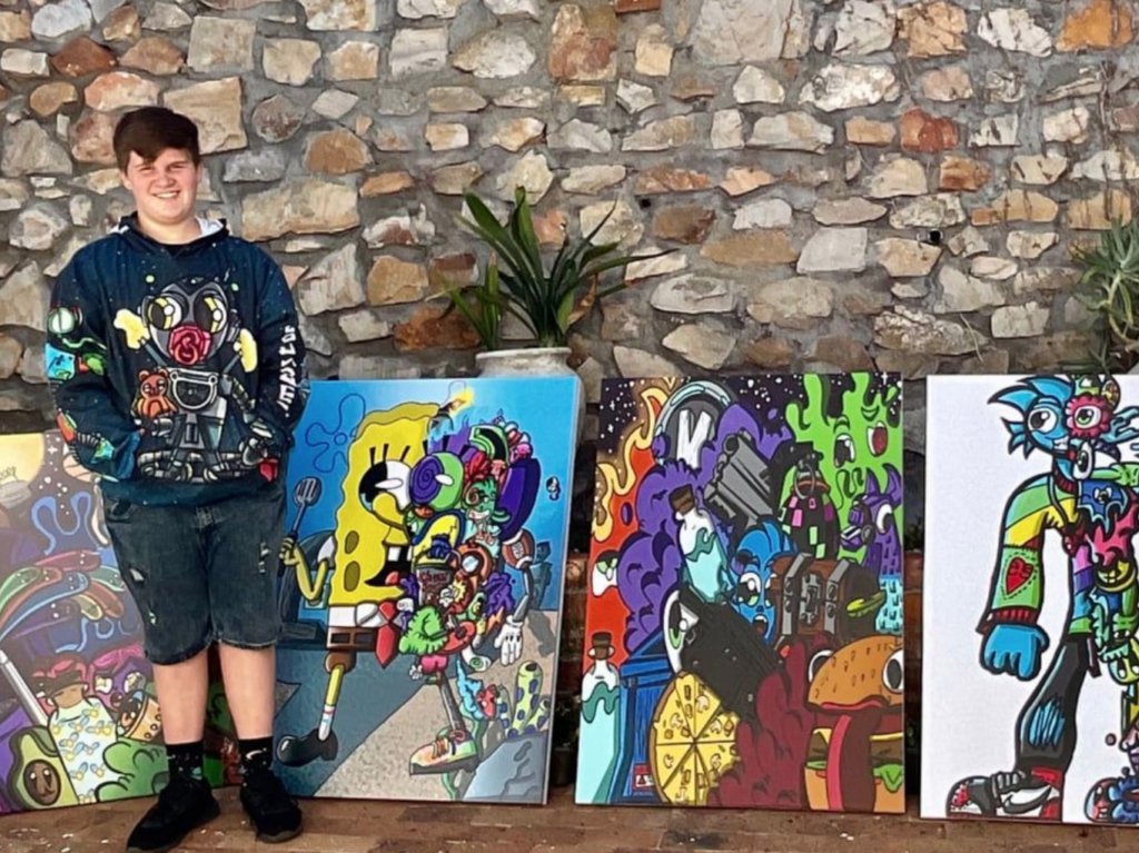 14 year-old Cape Town artist's adventure – 'autism is a different ability'