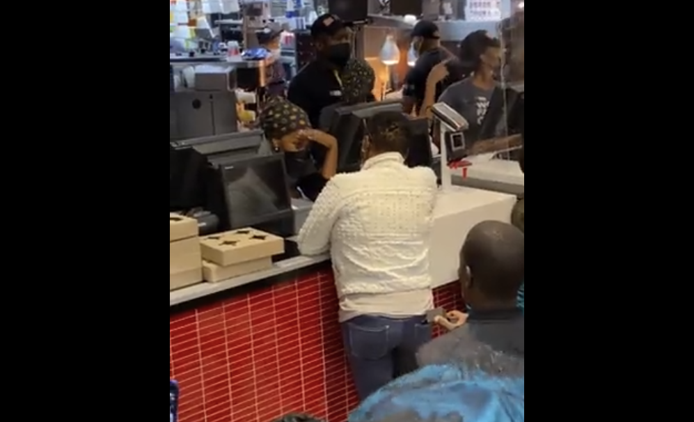 VIDEO: Wedding proposal at McDonald's doesn't go as planned
