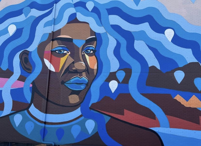 New water goddess art mural Camissa makes waves at the V&A