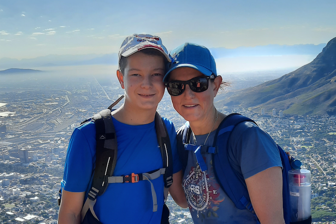 Cape Town mother and son duo tackle Kilimanjaro to support animals