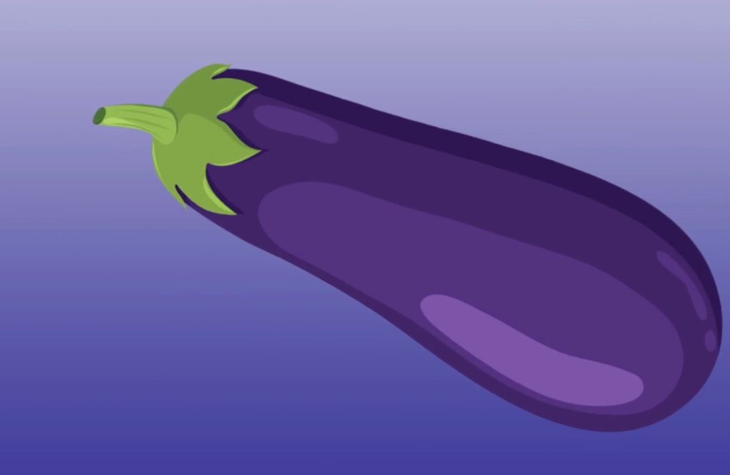Video including a limp eggplant released to curb vaccine hesitancy