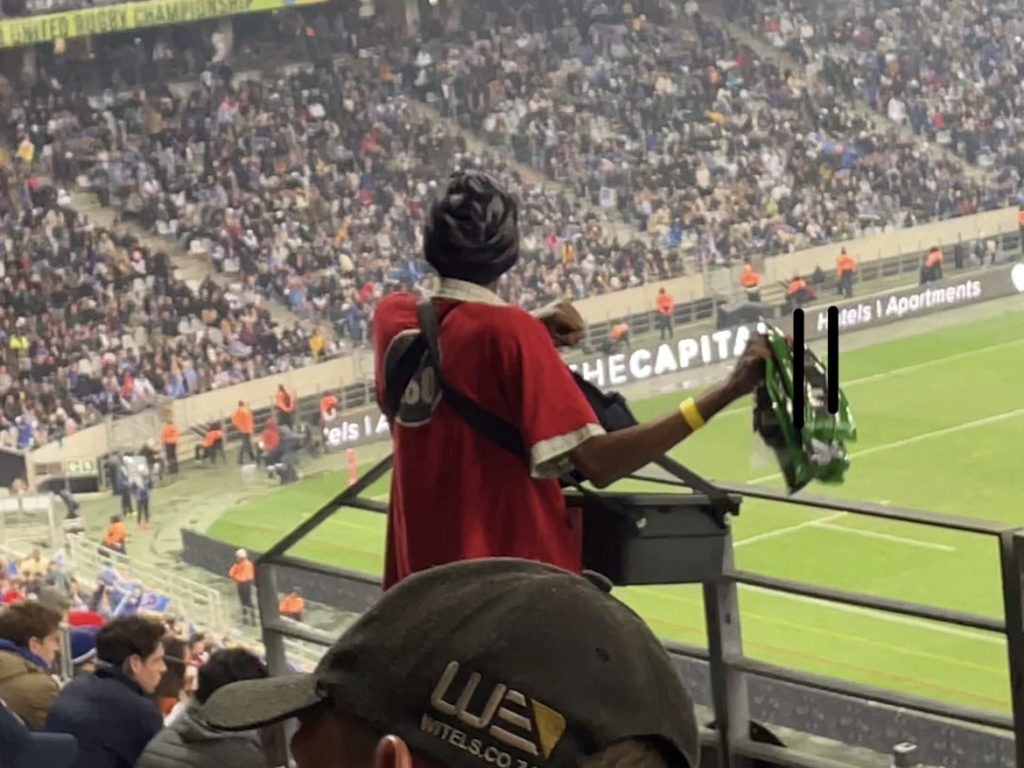 WATCH: biltong vendor steals the show at Saturday's rugby final