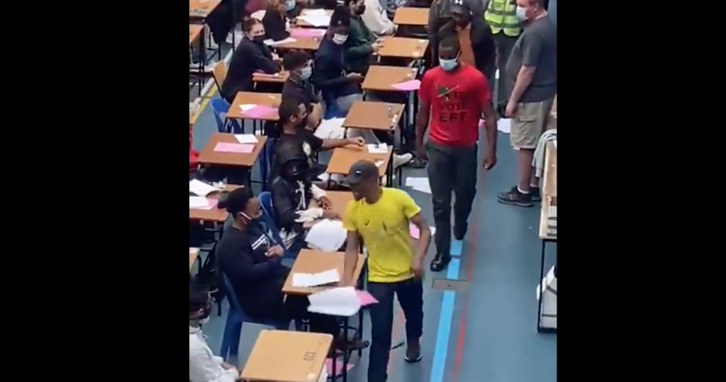 VIDEO: UCT Exam papers soar as 'swipers' disrupt hall