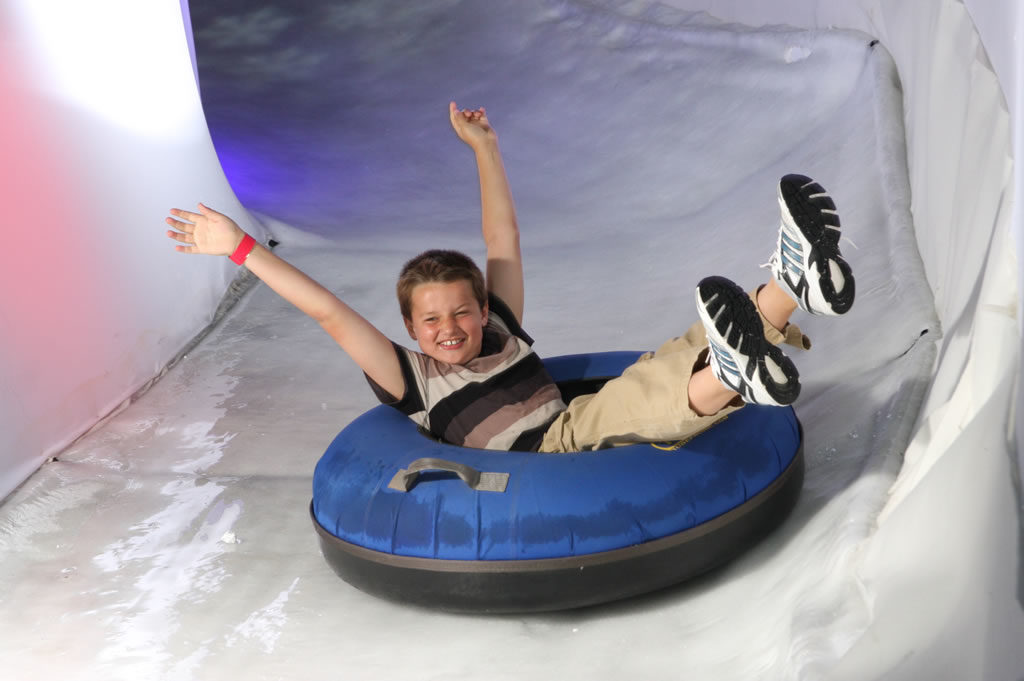Looking for snowy fun? Look no further than Snow World in Strand