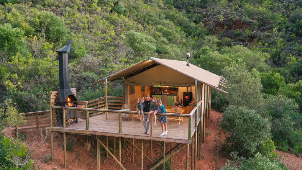 CLOSED: WIN: A two-night glamping adventure for 5 at the brand new AfriCamps at Karoo 1, Hex Valley!