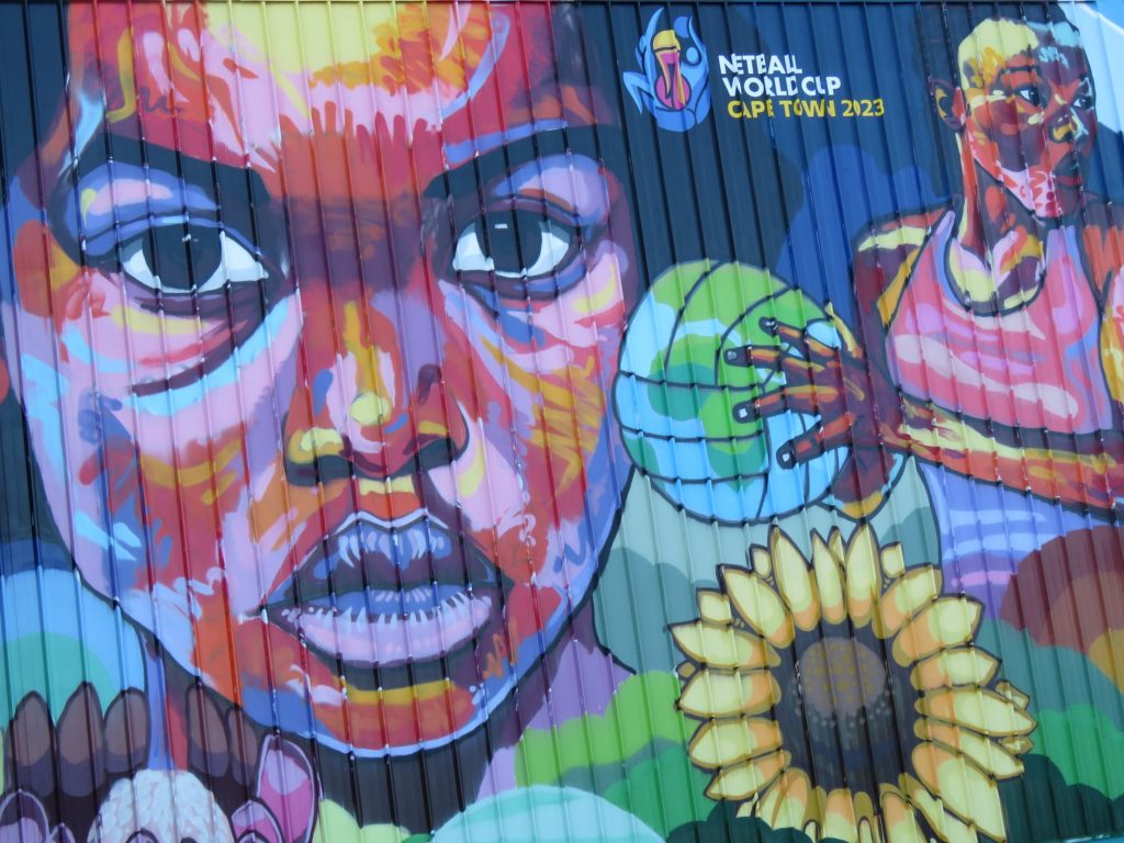 365 Day countdown to Netball World Cup celebrated with a striking mural