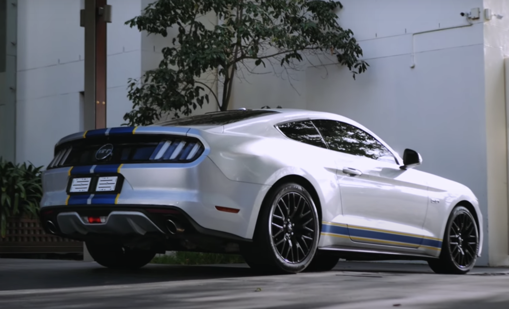 WATCH: John Smit and Ryan O’Connor ride in the Ford Mustang