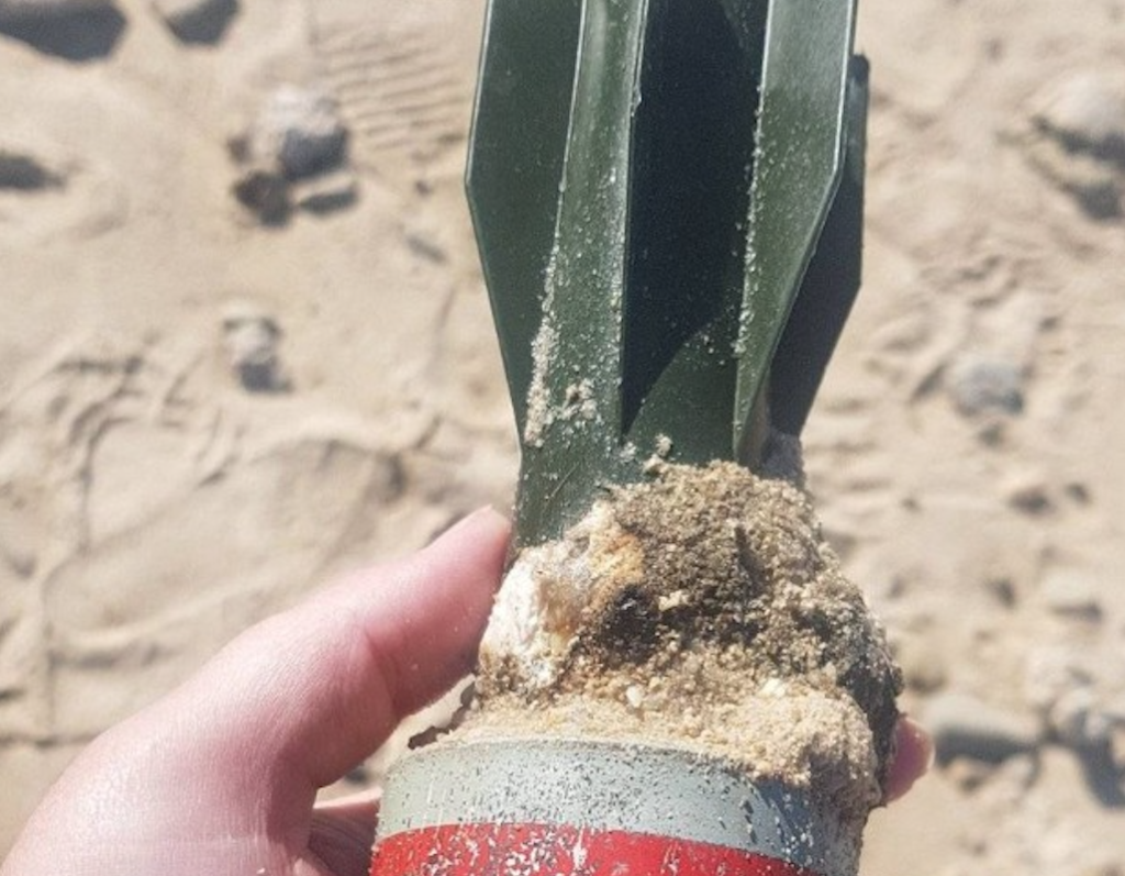 Alleged explosive device discovered on Macassar Beach, Cape Town