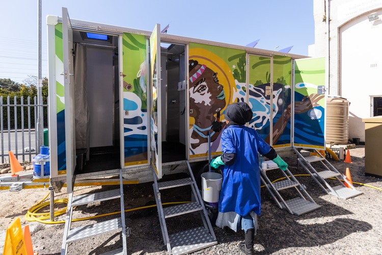 Mobile showers for homeless people launched in Cape Town