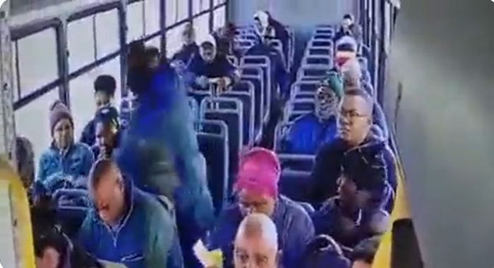 Video: Brazen gunmen rob passengers aboard a Golden Arrow bus