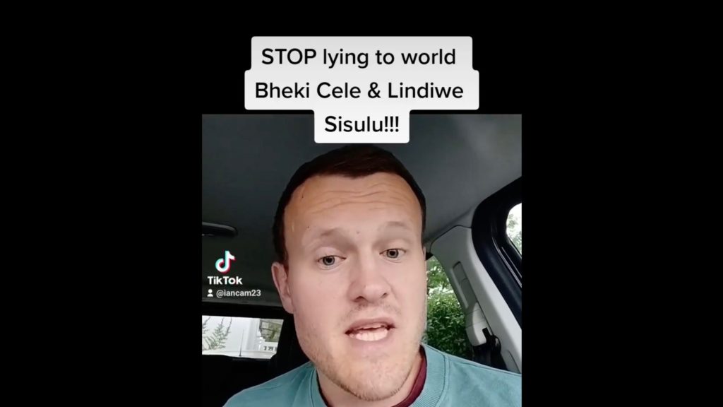 Ian Cameron won't shut up as he takes on Cele and Sisulu with another big call out