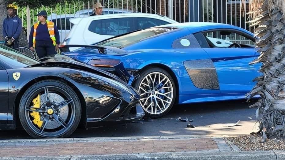 UPDATE: Supercars collide in Sea Point, a pricey accident