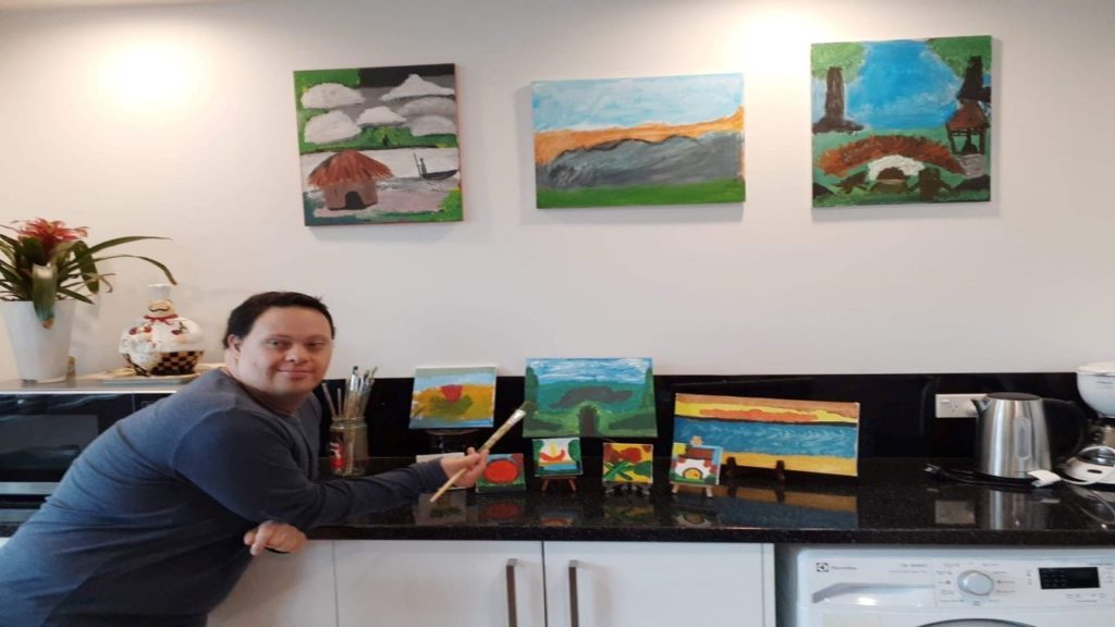 Local artist Antonio Fernandez turns his passion into a business