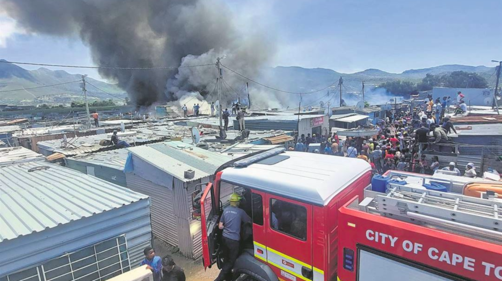 Hundreds of people lose their homes after fire in Masiphumelele