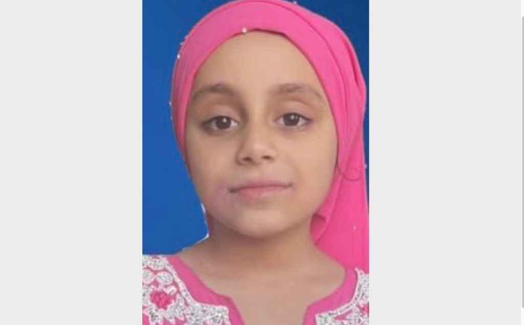 Kidnapped Abirah Dekhta (8) found