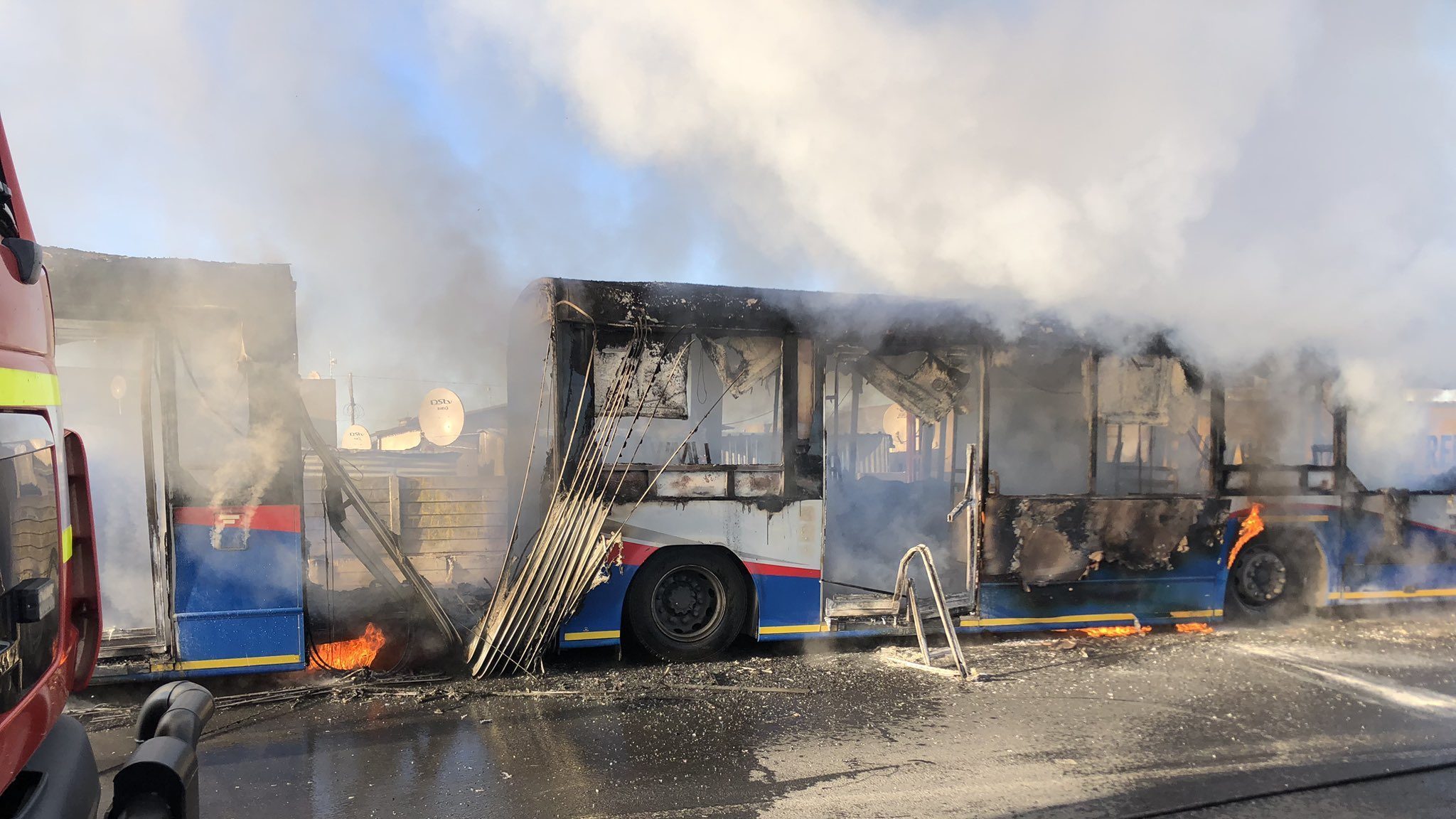Taxi Strike: City condemns violent protest as SAPS confiscate petrol bombs
