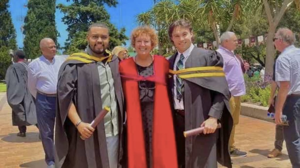 Stellenbosch University lecturer graduates with a PhD at 62