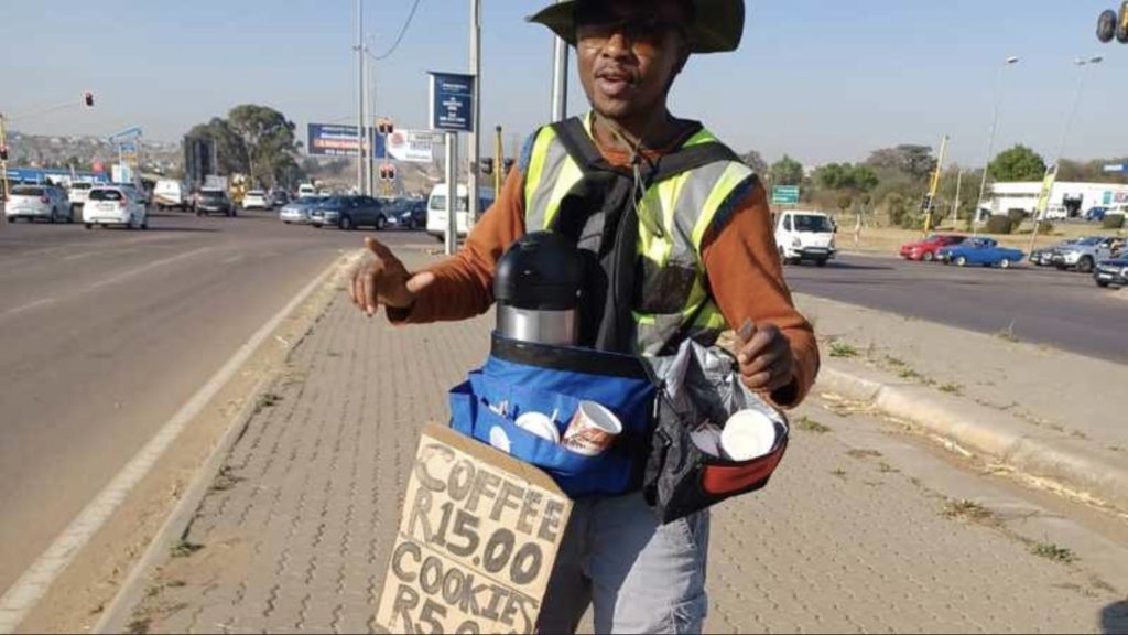 Entrepreneur provides a portable coffee stop for motorists on the R55