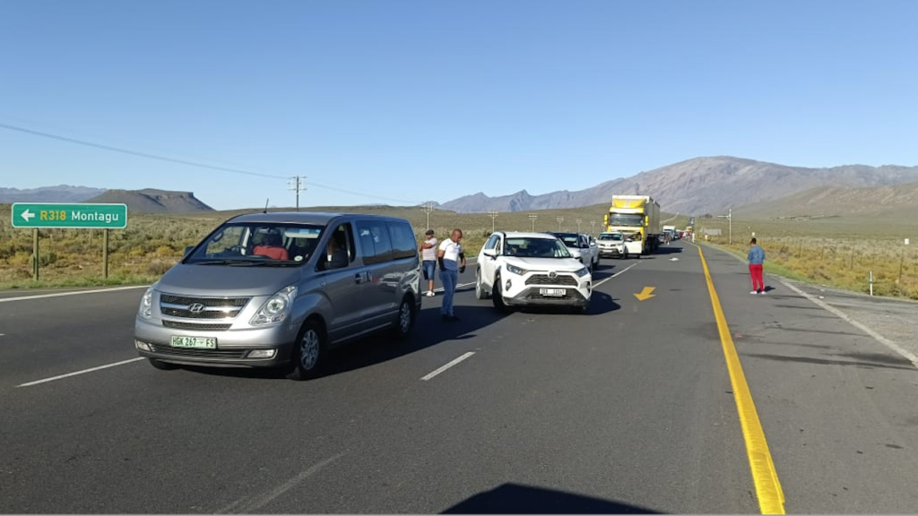 Major accident on the N1 causing congestion