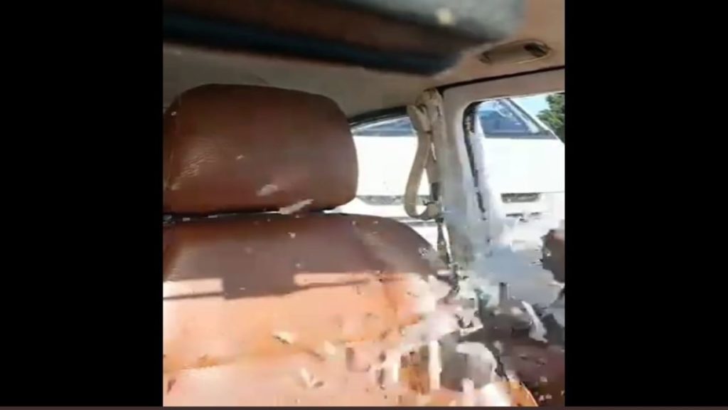 Video: Taxi driver arrested after road rage turns violent